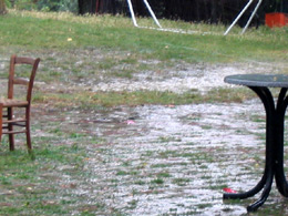 foto allagamenti temporale 10 luglio 2005